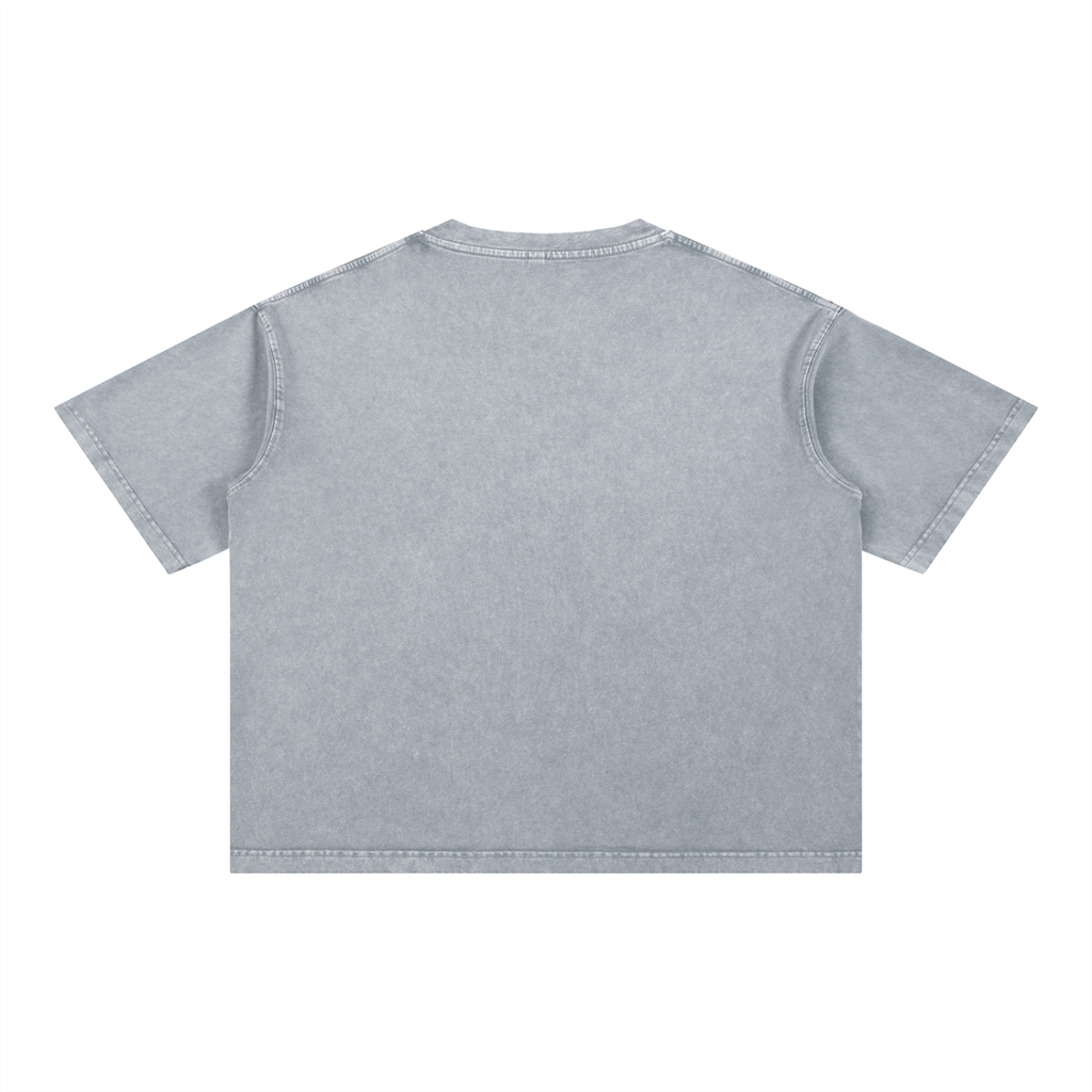 Anchor Bark Mineral Wash Boxy Cotton T-Shirt