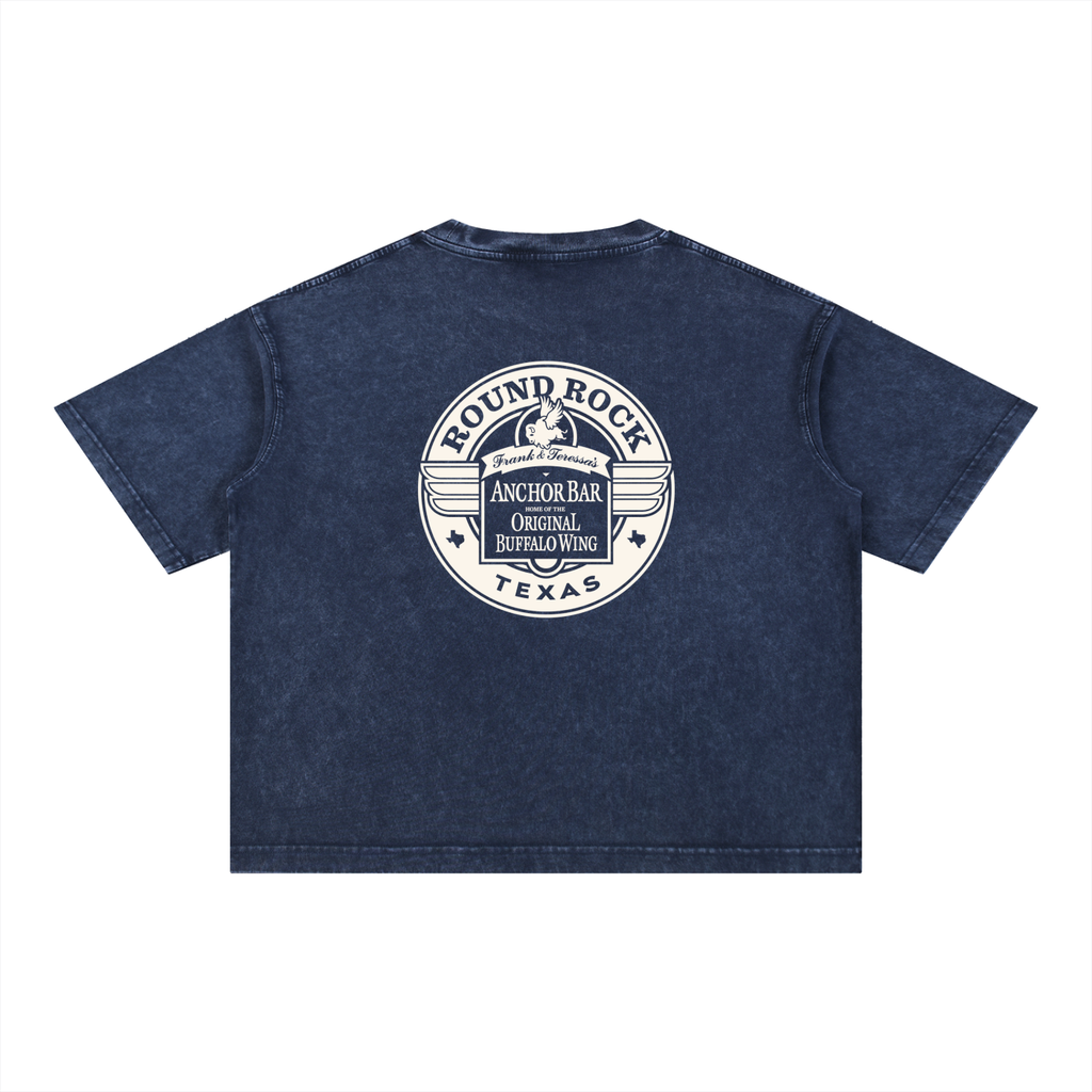 I Heart Cup and Char Mineral Wash Boxy Cotton T-Shirt