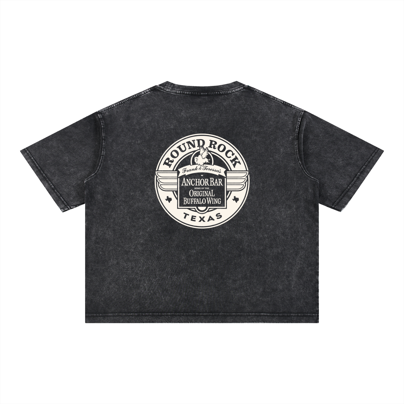 I Heart Cup and Char Mineral Wash Boxy Cotton T-Shirt
