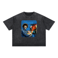 Bob Ross Mineral Wash Boxy Cotton T-Shirt