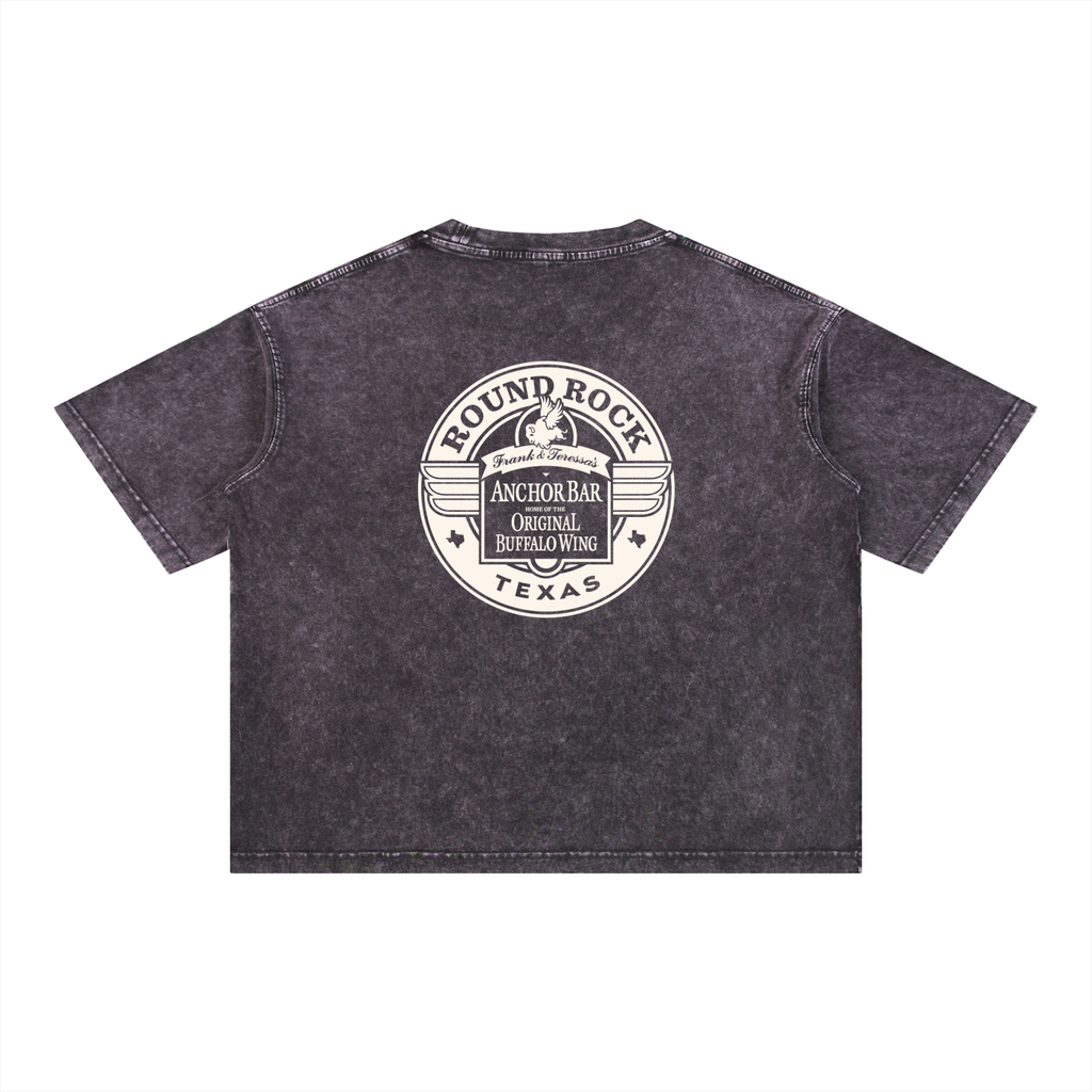 I Heart Cup and Char Mineral Wash Boxy Cotton T-Shirt