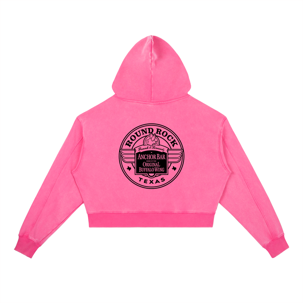 We Wear Pink Vintage Washed Heavyweight Hoodie