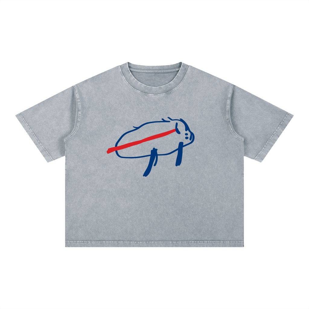 Josh Potato Mineral Wash Boxy Cotton T-Shirt
