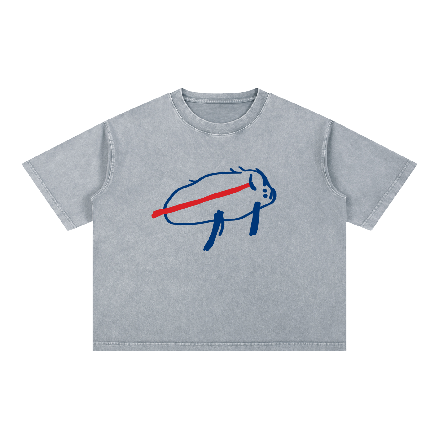 Josh Potato Mineral Wash Boxy Cotton T-Shirt
