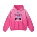 We Wear Pink Heavyweight Sunfade Oversized Hoodie