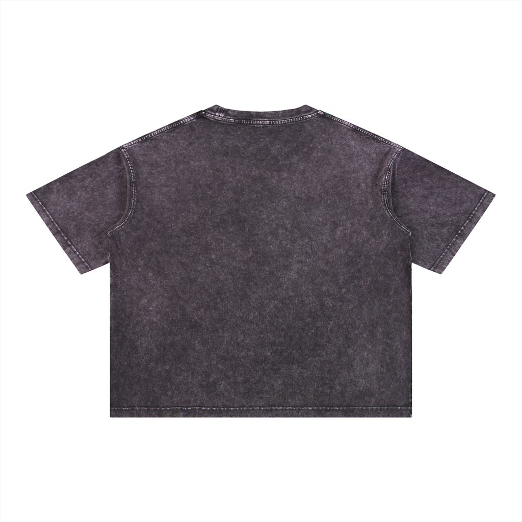 Anchor Bark Mineral Wash Boxy Cotton T-Shirt