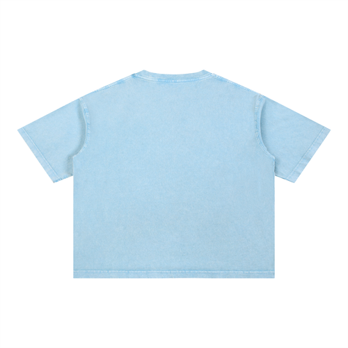Anchor Bark Mineral Wash Boxy Cotton T-Shirt