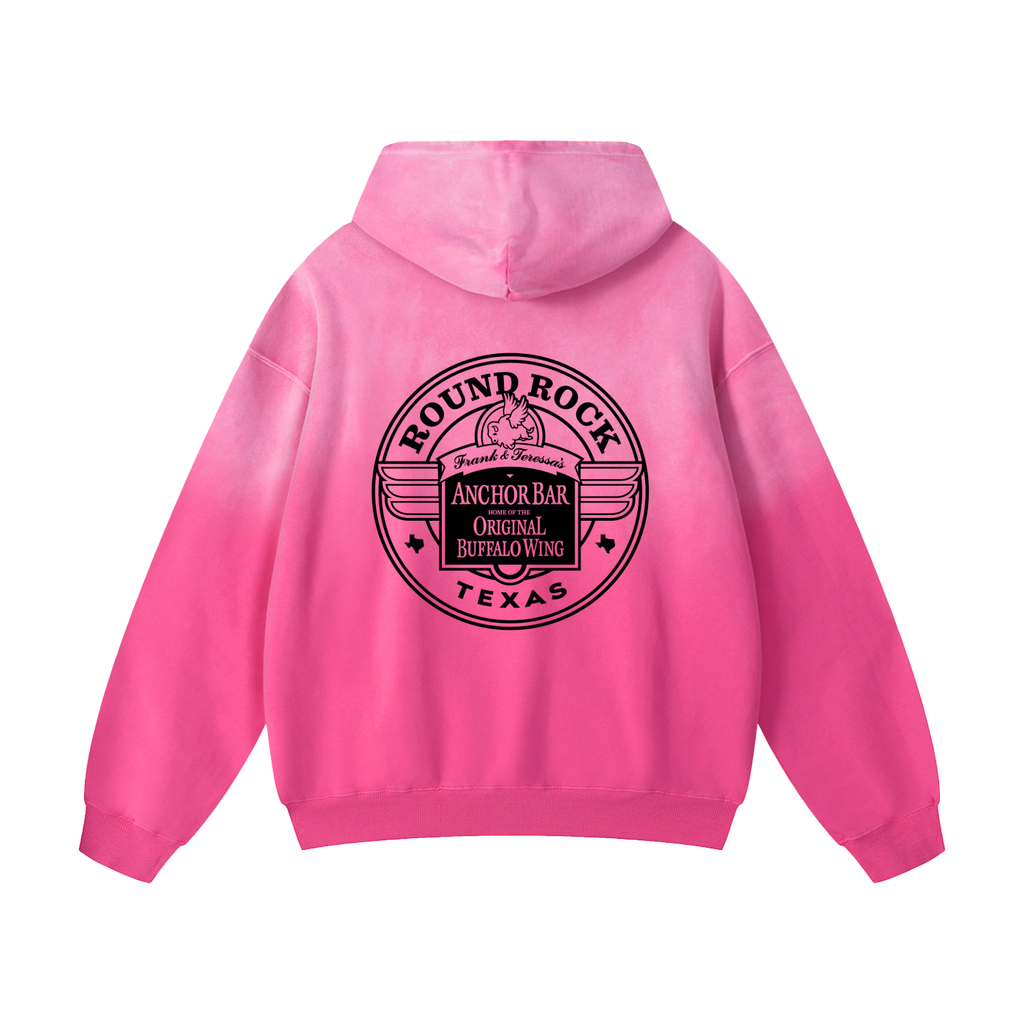 We Wear Pink Heavyweight Sunfade Oversized Hoodie