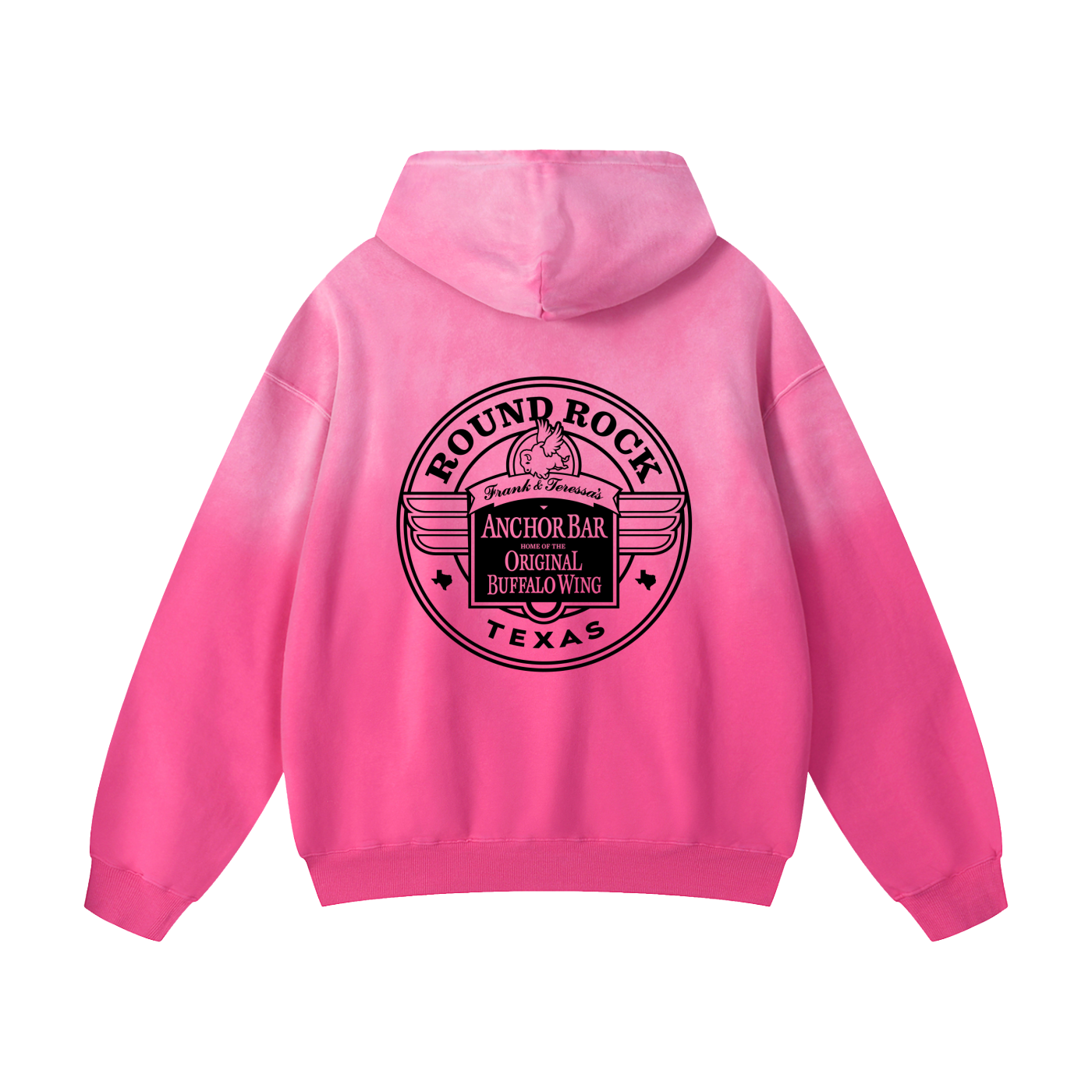 We Wear Pink Heavyweight Sunfade Oversized Hoodie