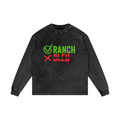 Acid Wash Oversize Long Sleeve T-Shirt