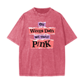 We Wear Pink Heavyweight Snow Washed