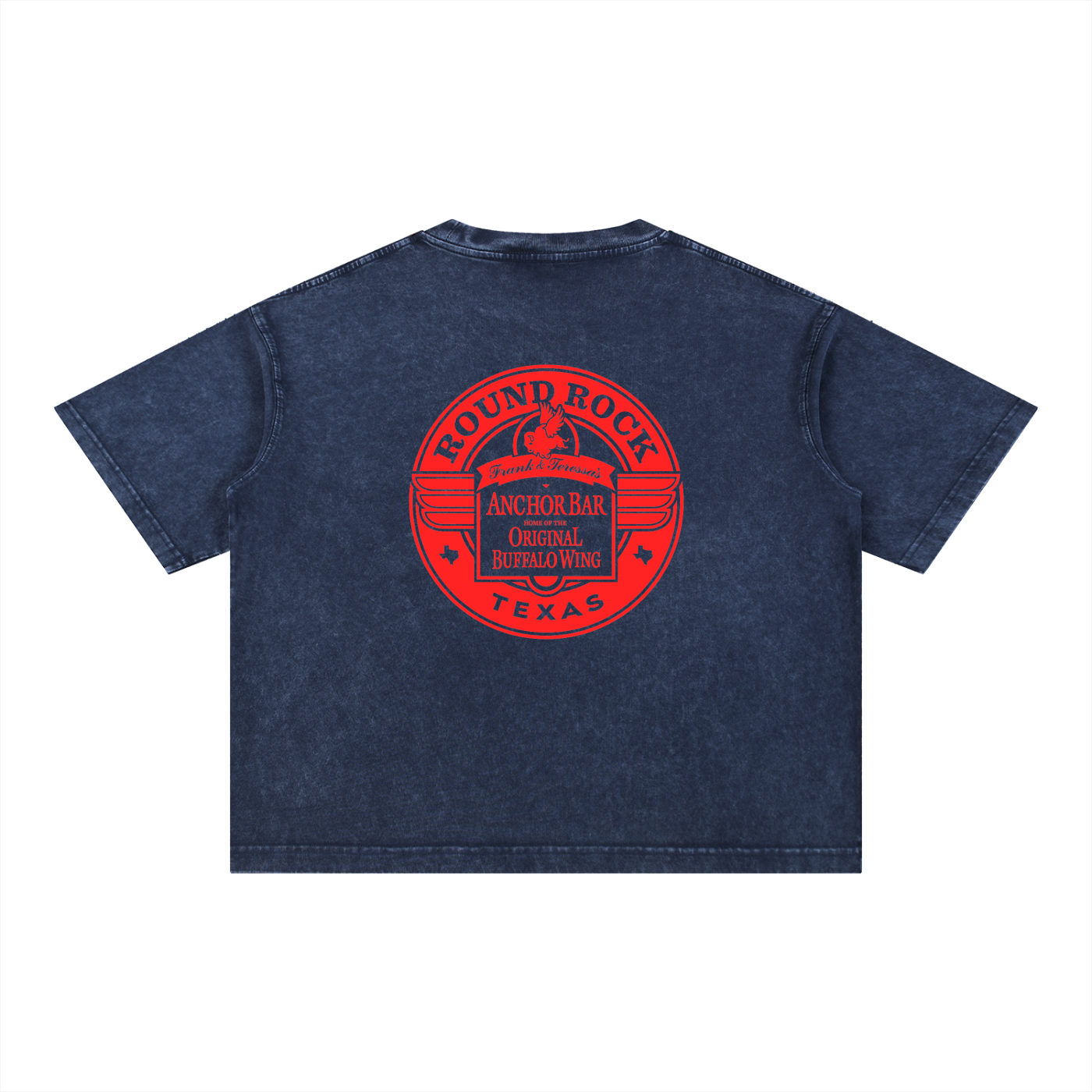 I'm With The Mafia Mineral Wash Boxy Cotton T-Shirt